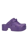 Xocoi Woman Mules & Clogs Purple Size 6 Recycled Thermoplastic Polyurethane