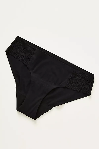 Proof Moderate Leak Lace Cheeky Briefs In Black