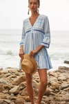 Lemlem Ruki Flutter Dress In Blue