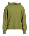 A-cold-wall* Man Sweatshirt Military Green Size L Cotton, Elastane