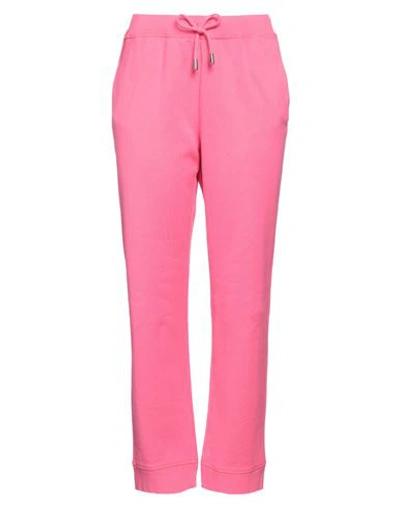 Dsquared2 Woman Pants Fuchsia Size 2 Cotton, Elastane In Pink
