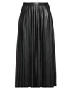 Anna Molinari Woman Midi Skirt Black Size 4 Polyester, Polyurethane