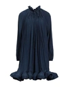 Lanvin Woman Short Dress Slate Blue Size 6 Polyester