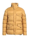 Dekker Man Down Jacket Mustard Size Xxl Polyamide In Yellow