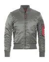 Alpha Industries Ma-1 Vf 59 Jkt Man Jacket Sage Green Size Xs Nylon