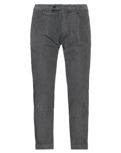 Gabardine Man Pants Grey Size 33 Cotton, Elastane