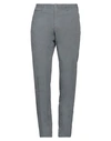 Pt Torino Man Pants Grey Size 38 Cotton, Elastane