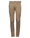 Department 5 Man Pants Camel Size 30 Cotton, Elastane In Beige