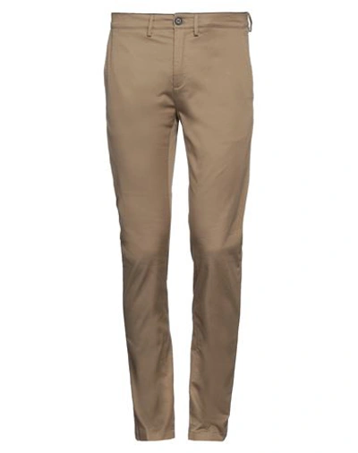Department Five Department 5 Man Pants Camel Size 30 Cotton, Elastane In Beige