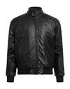 Giocasta Man Jacket Black Size 44 Soft Leather In Black