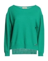 Twinset Woman Sweater Green Size S Wool, Cashmere