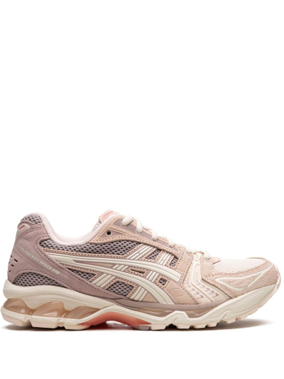 Asics Gel-kayano 14 Trainers In White Peach/cream, Women's At Urban Outfitters