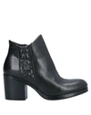 LILIMILL LILIMILL WOMAN ANKLE BOOTS BLACK SIZE 7 SOFT LEATHER