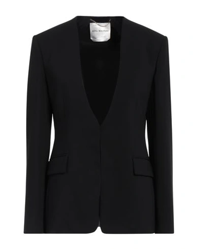Anna Molinari Blumarine Woman Blazer Black Size 6 Polyester, Elastane ...