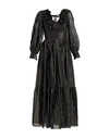 Frankie Morello Woman Maxi Dress Platinum Size 10 Polyester, Elastane In Grey