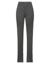 Alberta Ferretti Woman Pants Lead Size 10 Viscose, Polyamide, Polyester, Virgin Wool, Elastane In Grey
