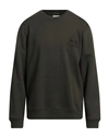 Penfield Man Sweatshirt Military Green Size M Cotton, Polyester