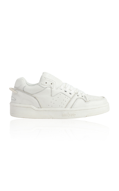 Ghoud Venice Slider Low Leather Sneakers In White
