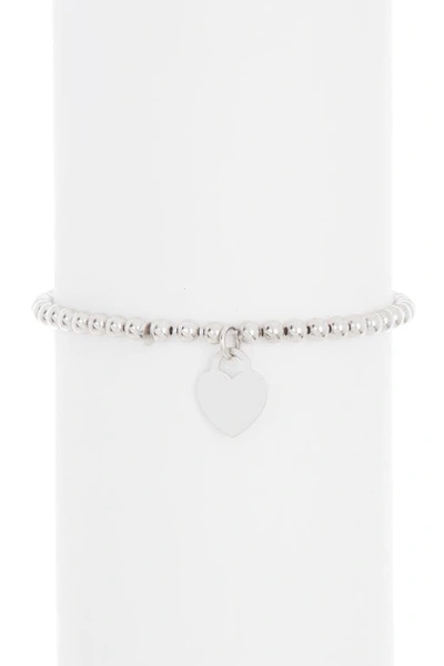 Adornia Silver Ball Bead Bracelet