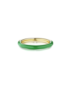 HOUSE OF FROSTED HOUSE OF FROSTED SILVER ENAMEL CAMILLE RING