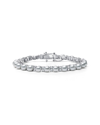 Genevive Silver 2-5mm Pearl Bracelet Bracelet
