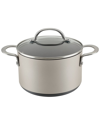 Anolon Achieve Hard Anodized Nonstick 4 Quart Saucepot With Lid
