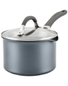 Circulon A1 Series With Scratchdefense Technology Aluminum 2-quart Nonstick Induction Straining Sauce Pan Wit