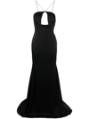 ALEX PERRY CUT-OUT MAXI DRESS