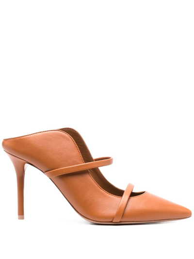 Malone Souliers Maureen Nappa Leather Mules In Cinnamon
