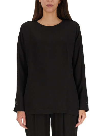 Fabiana Filippi Crepe Tops. In Black