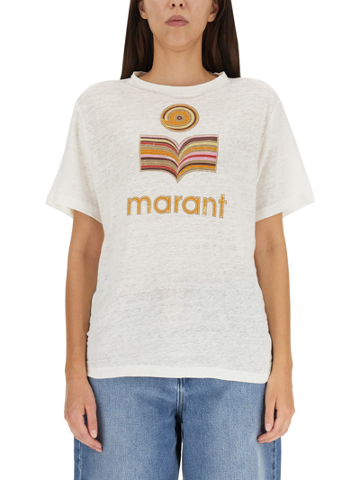 Marant Etoile T-shirt Zewel In White