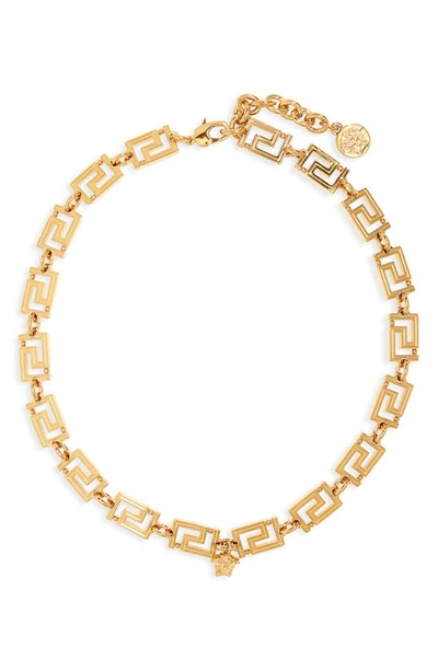 Versace Gold Greca Necklace