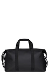 Rains Hilo Waterproof Weekend Bag In Black