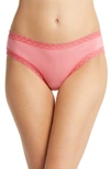 Natori Bliss Cotton Girl Briefs In Damask Pnk