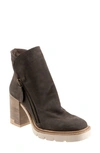 Bueno Elliott Block Heel Bootie In Elliott Nubuck