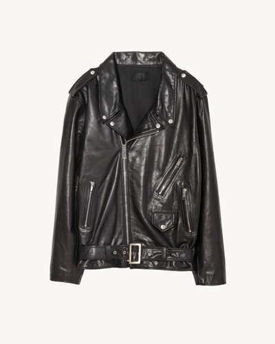 Nili Lotan Alex Leather Jacket In Black