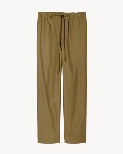 Nili Lotan Wade Pant In Olive Green