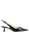 Jimmy Choo Amita Patent Leather Pumps In Black
