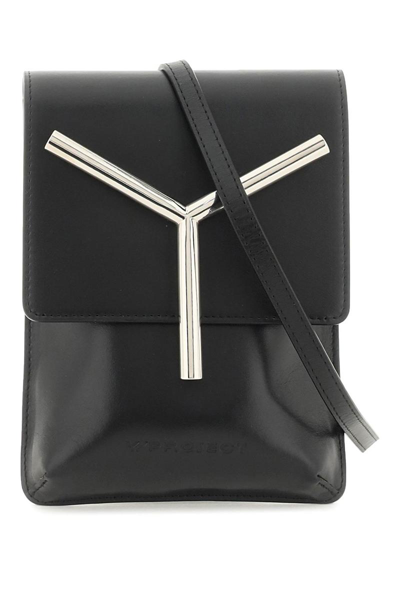 Y/project Black Y Pochette Bag | ModeSens