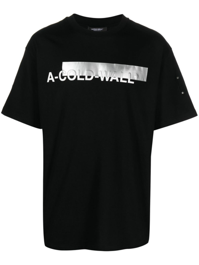 A-cold-wall* Logo-print Cotton T-shirt In Black