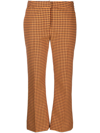 MARNI HOUNDSTOOTH CROPPED TROUSERS