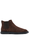 TOD'S TRONCHETTO SUEDE BOOTS
