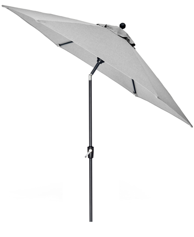 Agio Vintage Outdoor 9' Umbrella, Created For Macy's In Outdura Remy Graphite