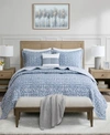 MADISON PARK SIGNATURE HARMONY OVERSIZED REVERSIBLE MATELASSE 4 PIECE COVERLET SET COLLECTION