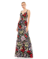 MAC DUGGAL WOMEN'S FLORAL LACE GOWN