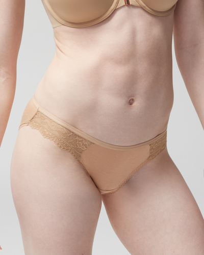 Soma Embraceable Enchanting Lace Bikini In Nude