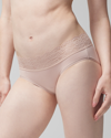 Soma Embraceable Super Soft Enchanting Lace Hipster In Light Pink Nude