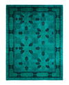 Adorn Hand Woven Rugs Fine Vibrance M1426 9'1" X 11'10" Area Rug In Green