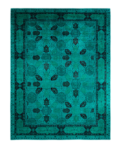 Adorn Hand Woven Rugs Fine Vibrance M1426 9'1" X 11'10" Area Rug In Green