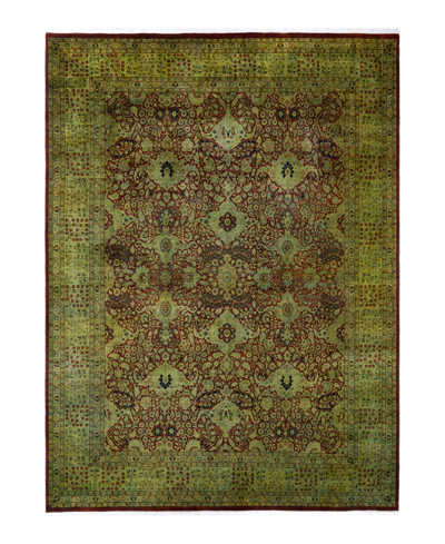 Adorn Hand Woven Rugs Fine Vibrance M1373 9'1" X 12'3" Area Rug In Orange